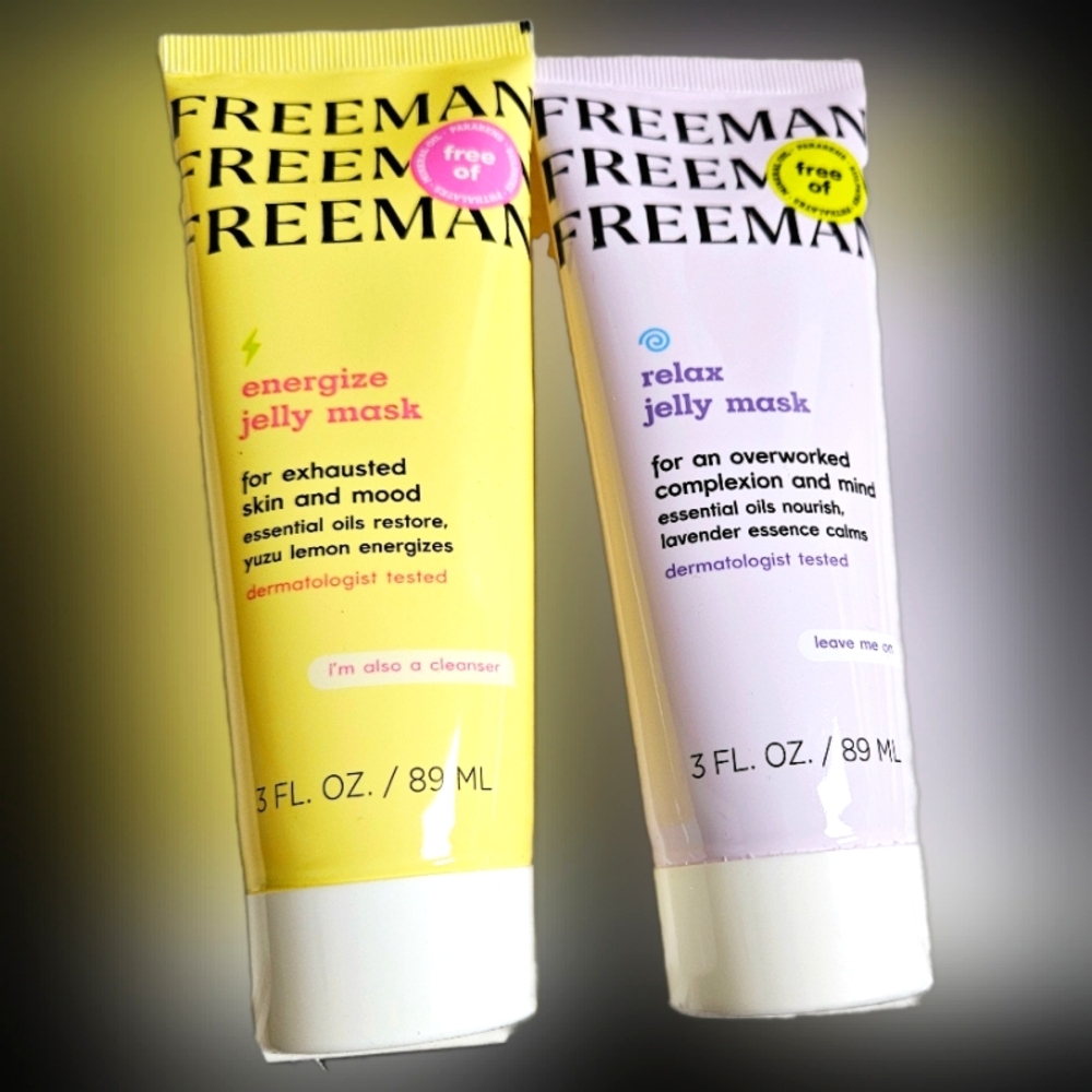 NWT 》2×《 Freeman Energize and Relax Jelly Masks!